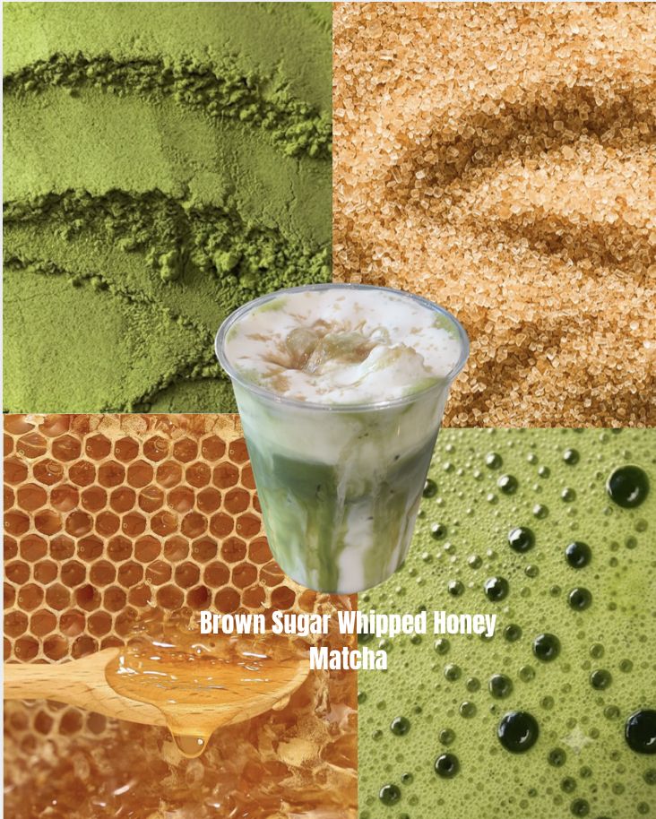 Brown Sugar Whipped Honey Matcha